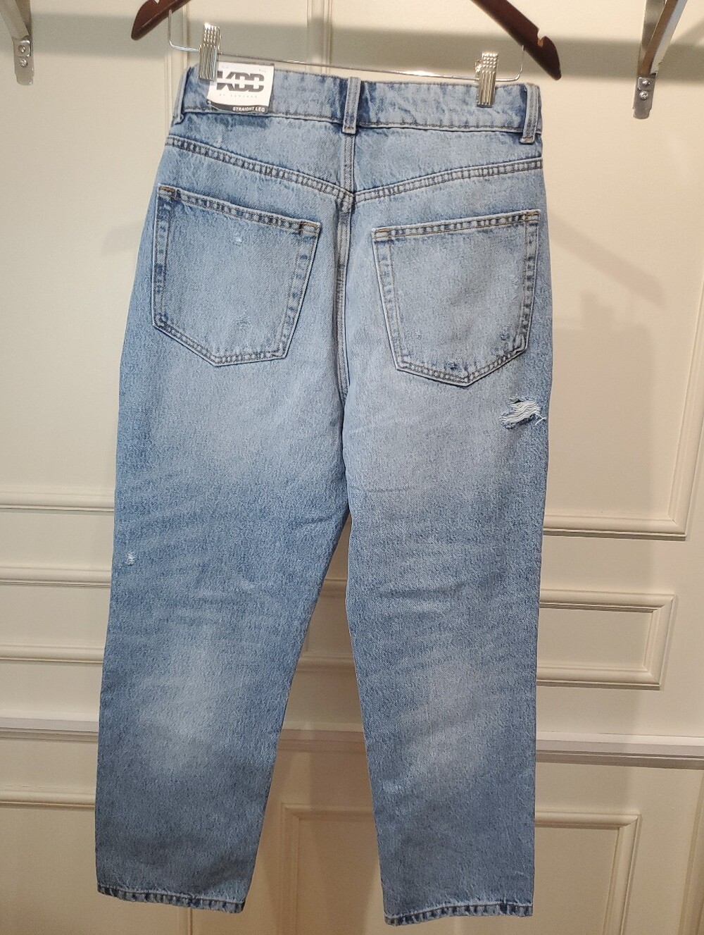 NWT KBB By Kahlana Women's Light Wash High-Rise Straight Leg Jeans Size 4 - Picture 5 of 13
